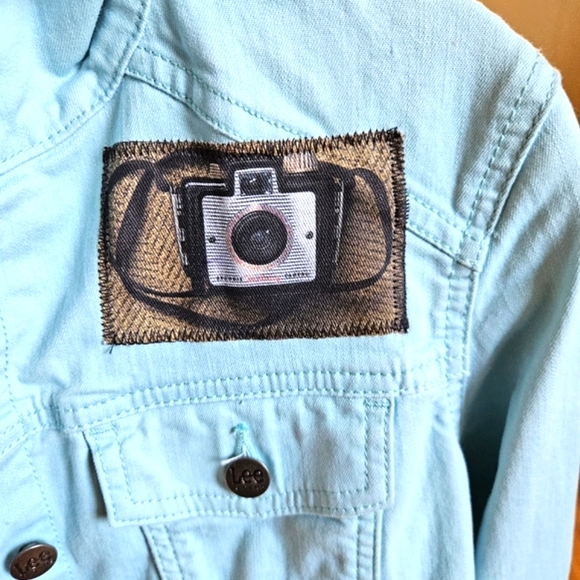 Kodak photo embroidered denim jacket - Picture 3 of 6